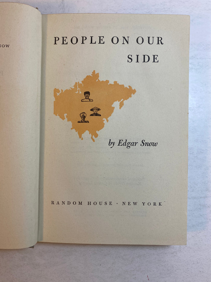 People On Our Side by Edgar Snow 1944 HCDJ
