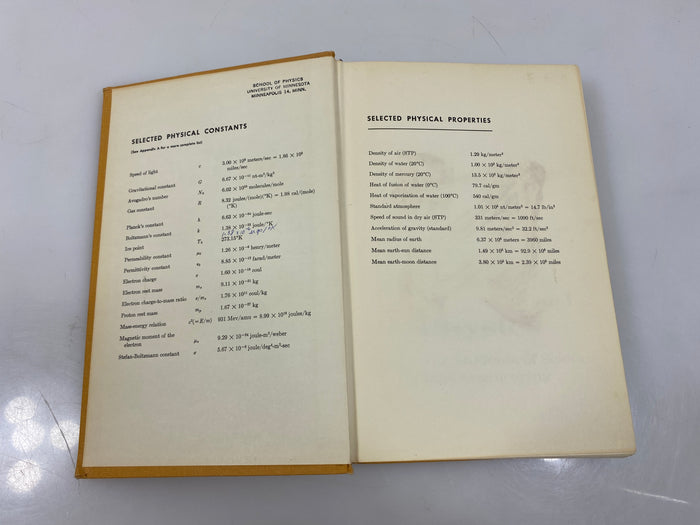 Physics Part I Resnik/Halliday Ex-library 1962 HC