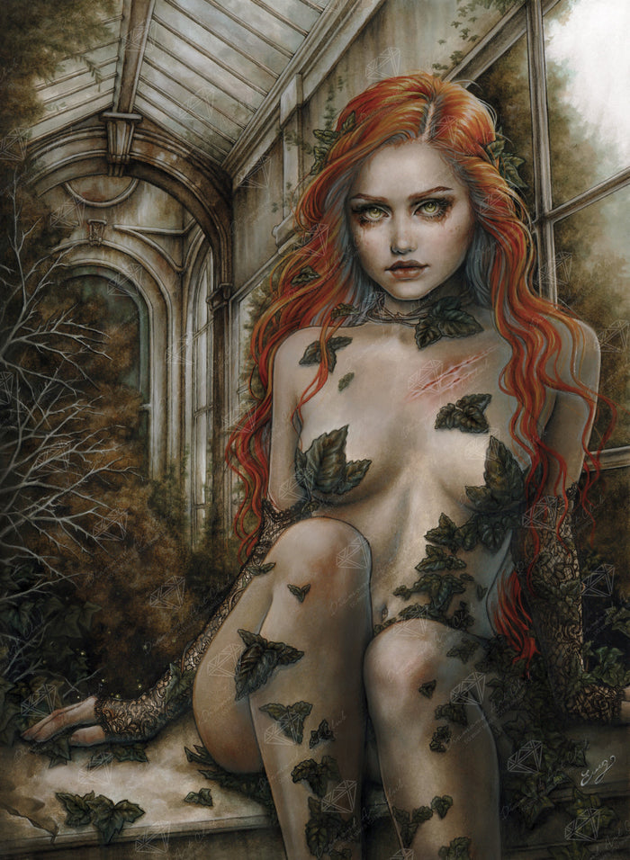 Diamond Painting Poison Ivy 22" x 30" (55.6cm x 75.9cm) / Round with 39 Colors including 5 Fairy Dust Diamonds / 55,752