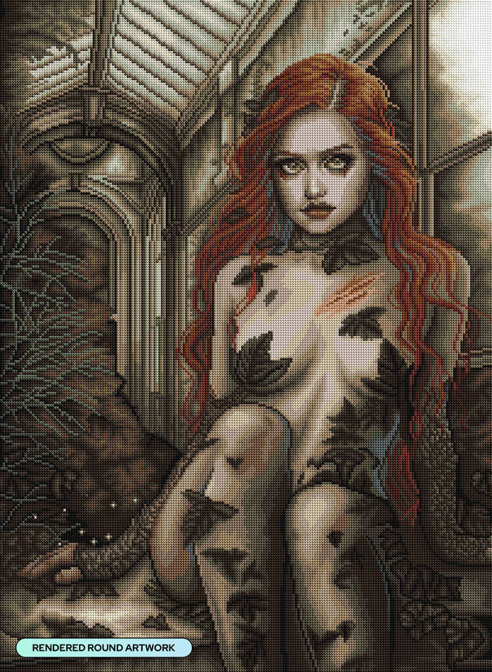 Diamond Painting Poison Ivy 22" x 30" (55.6cm x 75.9cm) / Round with 39 Colors including 5 Fairy Dust Diamonds / 55,752