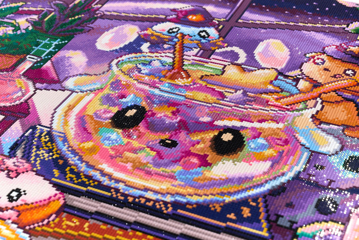 Diamond Painting Potion Room 22" x 28" (55.8cm x 70.7cm) / Square with 96 Colors including 4 ABs and 2 Fairy Dust Diamonds / 63,616