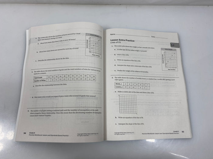 Practice Workbook Math & You Grade 8 SC