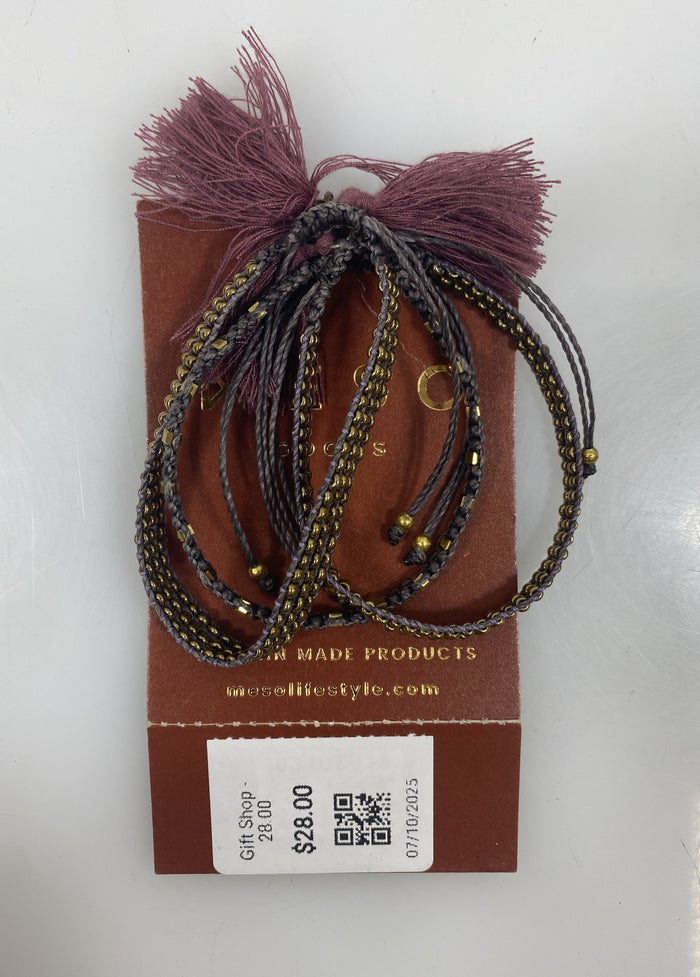 Purple Meso Goods Bracelet Set