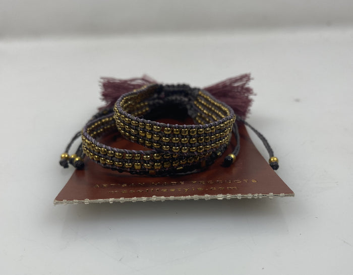 Purple Meso Goods Bracelet Set