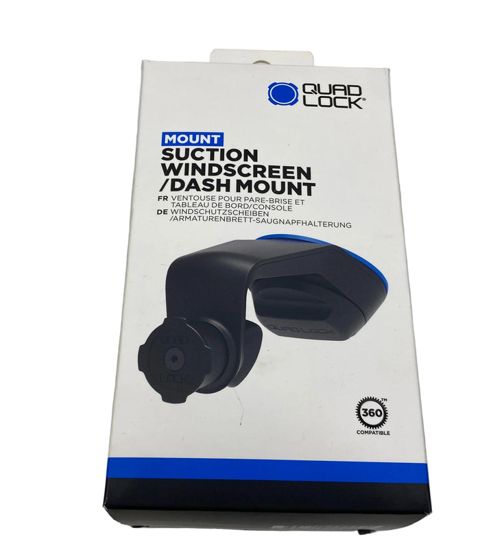 Quadlock Mount Suction Windscreen/Dash Mount
