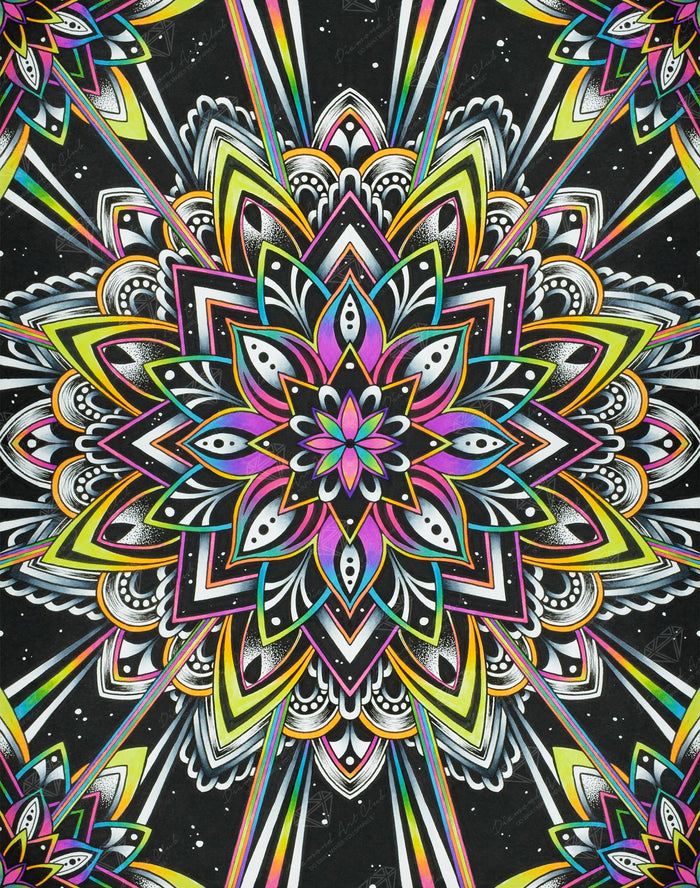 Diamond Painting Radiance 22" x 28" (55.8cm x 70.7cm) / Square with 30 Colors including 3 ABs and 1 Iridescent Diamond and 1 Special Diamond / 63,468