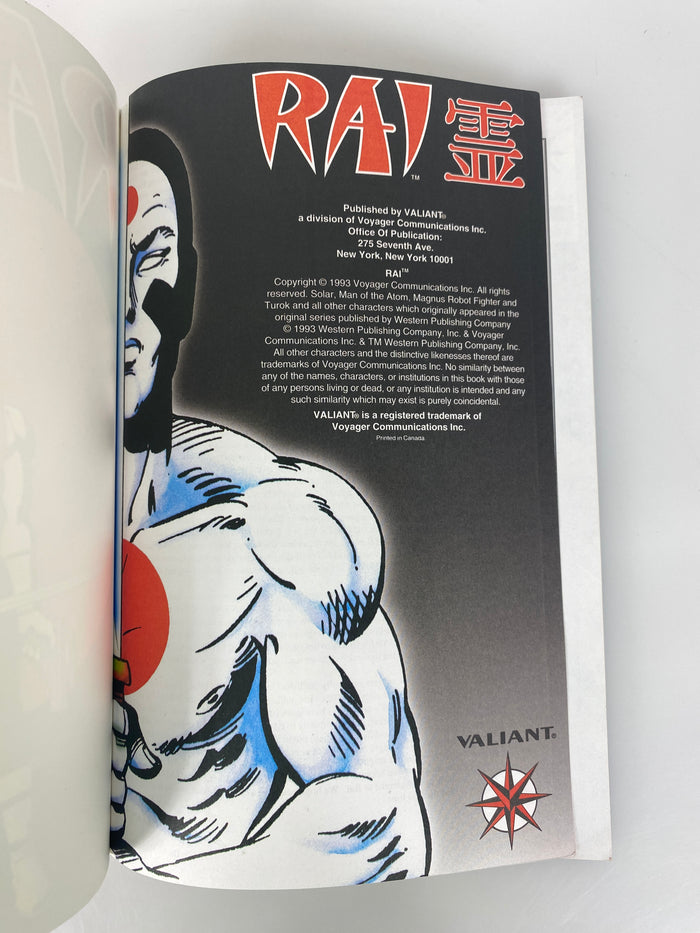 Rai Valiant Comics Graphic Novel 1993
