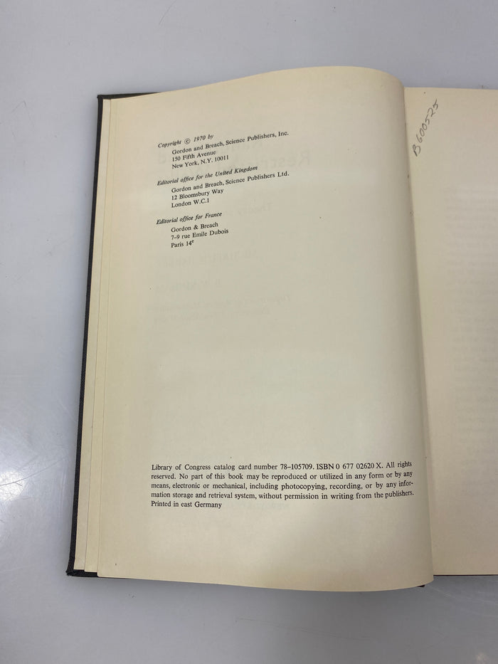 Random and Restricted Walks by Barber/Ninham Ex-library 1970 HC