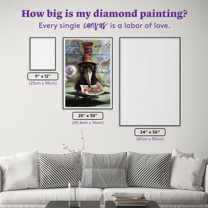 Diamond Painting Raymone 20" x 30" (50.6cm x 76cm) / Round with 53 Colors including 2 ABs and 5 Fairy Dust Diamonds / 50,784