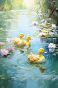 Diamond Painting Ripples of Joy 22" x 33" (55.8cm x 83.6cm) / Square with 65 Colors including 3 ABs and 4 Fairy Dust Diamonds / 75,264