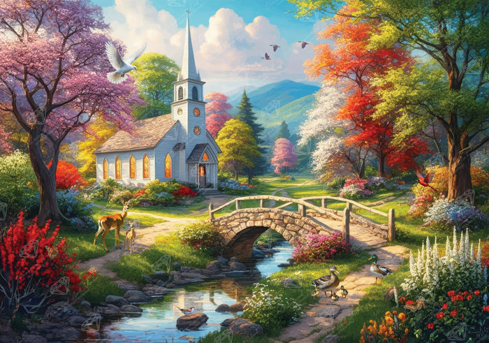 Sanctuary in Blooming Harmony