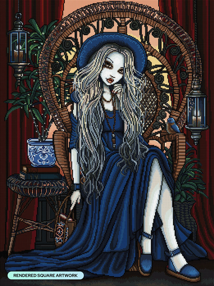 Diamond Painting Savannah 25.6" x 34.3" (65cm x 86.9cm) / Square with 46 Colors including 3 ABs and 1 Iridescent Diamond and 3 Fairy Dust Diamonds / 91,089
