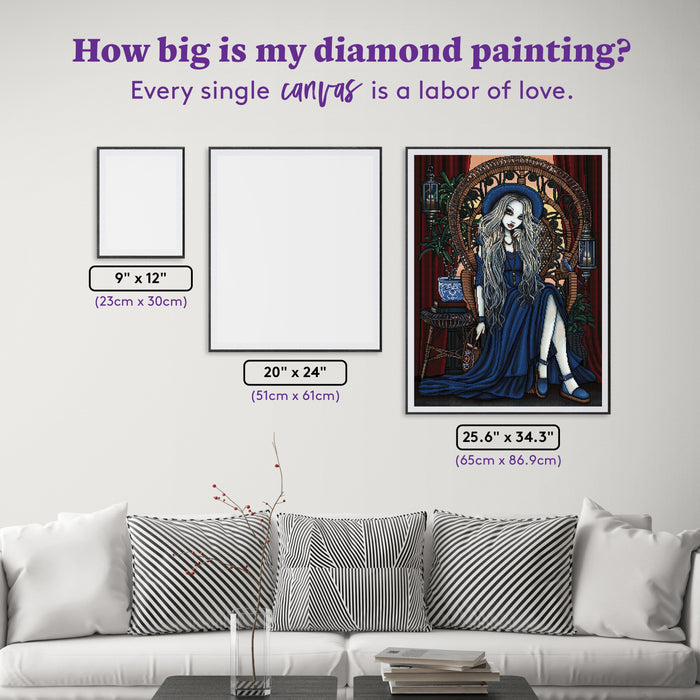 Diamond Painting Savannah 25.6" x 34.3" (65cm x 86.9cm) / Square with 46 Colors including 3 ABs and 1 Iridescent Diamond and 3 Fairy Dust Diamonds / 91,089