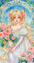 Diamond Painting Serenity 23.6" x 43.7" (60cm x 110.8cm) / Square with 92 Colors including 2 ABs and 7 Fairy Dust Diamonds / 107,245