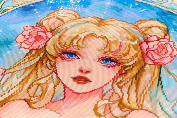 Diamond Painting Serenity 23.6" x 43.7" (60cm x 110.8cm) / Square with 92 Colors including 2 ABs and 7 Fairy Dust Diamonds / 107,245