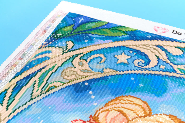 Diamond Painting Serenity 23.6" x 43.7" (60cm x 110.8cm) / Square with 92 Colors including 2 ABs and 7 Fairy Dust Diamonds / 107,245