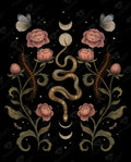 Diamond Painting Serpentine Garden 25.6" x 31.9" (65cm x 80.9cm) / Square with 40 Colors including 5 Fairy Dust Diamonds / 84,825