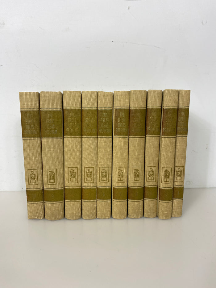 Set of 10 The Great Ideas Program 1-10 1959-63 Adler HC