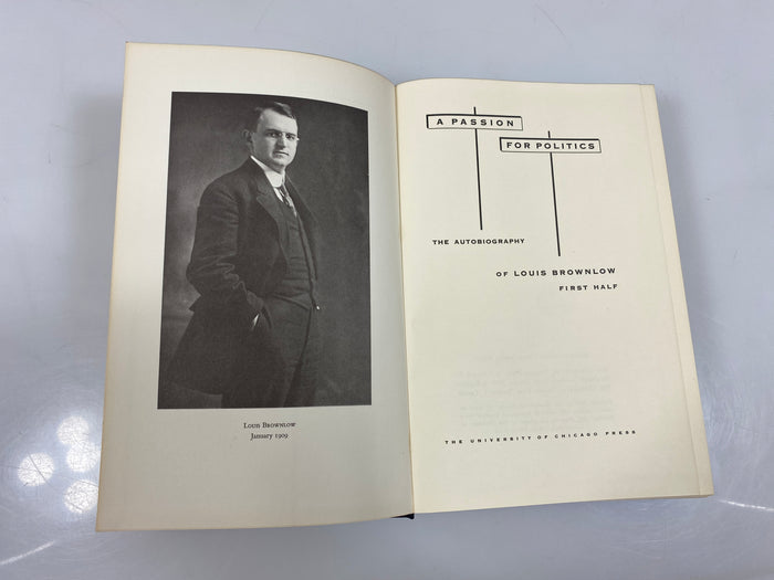 Set of 2: The Autobiography of Louis Brownlow Half 1 & 2 1955-58 HC
