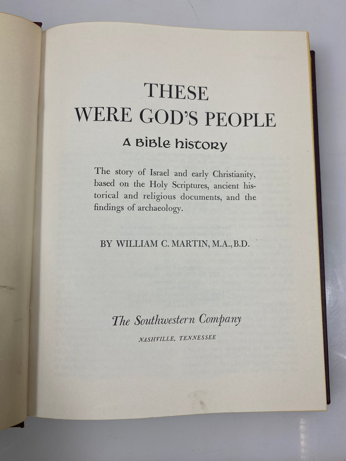 Set of 3: Bible History/Encyclopedia/Stories by Martin 1964-66 HC