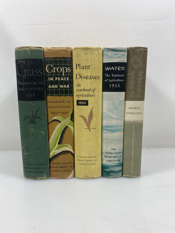 Set of 5 Yearbook of Agriculture 1948,51,53,55,&56 USDA HC