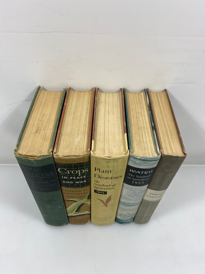 Set of 5 Yearbook of Agriculture 1948,51,53,55,&56 USDA HC