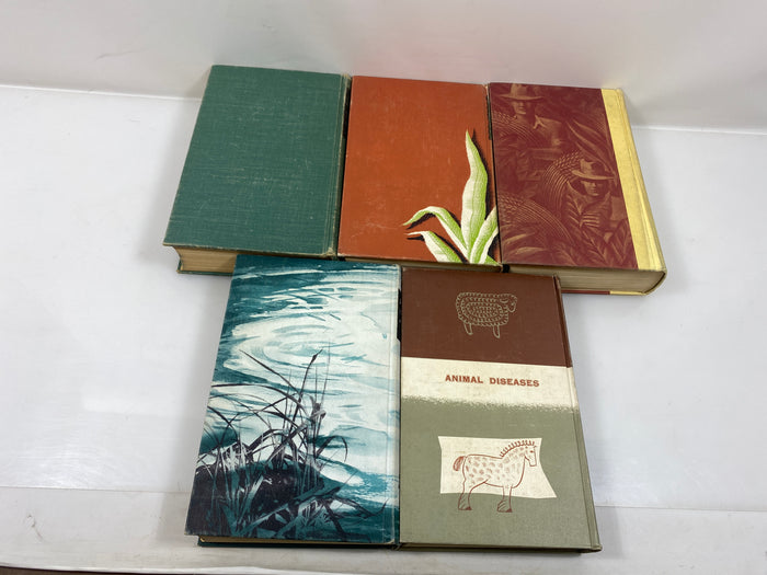 Set of 5 Yearbook of Agriculture 1948,51,53,55,&56 USDA HC