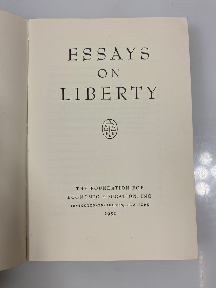 Set of 7: Essays on Liberty Vol I-VII 1952-1960 SC