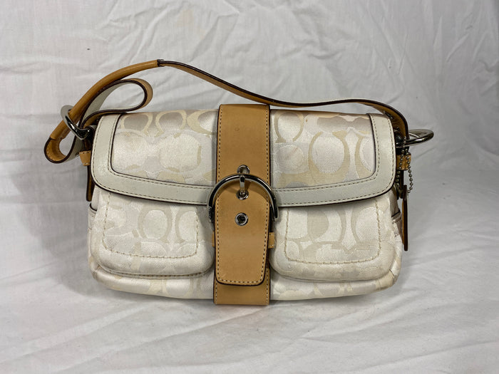 Coach Signature Jacquard Shoulder Bag