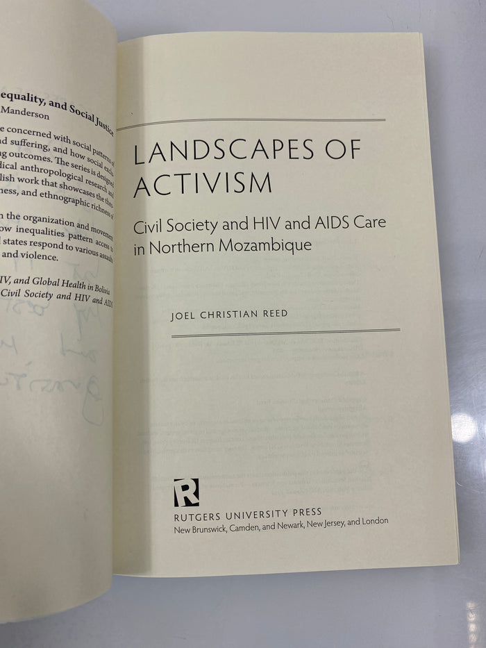 Signed Landscapes of Activism by Joel Christian Reed 2018 SC