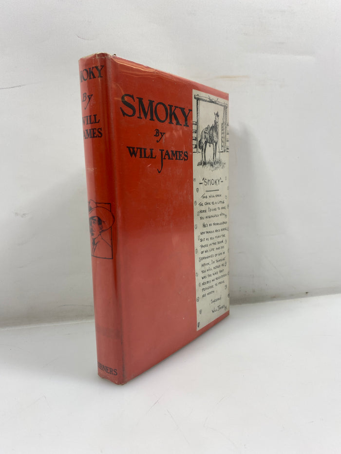 Smoky the Cowhorse by Will James 1944 HCDJ