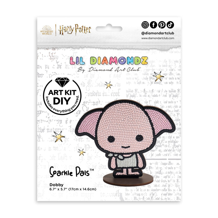 Diamond Painting Sparkle Pals™ - Dobby 6.7" x 5.7" (17cm x 14.6cm) / Round with 4 Colors including 2 Fairy Dust Diamonds / 1,450