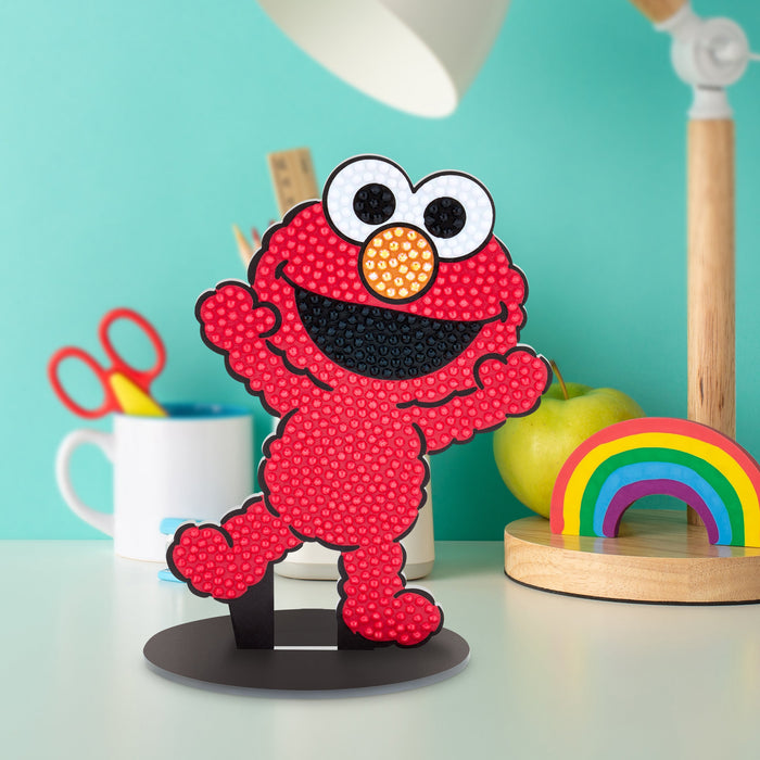 Diamond Painting Sparkle Pals™ - Elmo 4.0" x 5.5" (10.3cm x 14.1cm) / Round with 4 Colors Including 1 AB and 1 Fairy Dust Diamond / 665