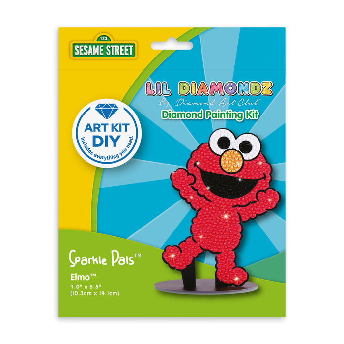 Diamond Painting Sparkle Pals™ - Elmo 4.0" x 5.5" (10.3cm x 14.1cm) / Round with 4 Colors Including 1 AB and 1 Fairy Dust Diamond / 665