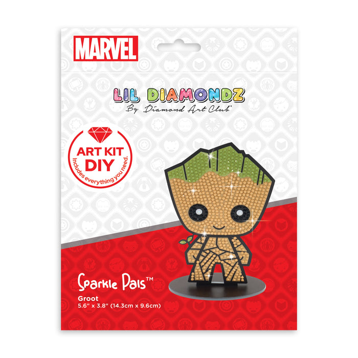 Diamond Painting Sparkle Pals™ - Groot 14.3x9.6cm / Round with 10 Colors Including 1 AB and 1 Electro Diamond and 1 Fairy Dust Diamond / 658