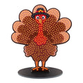 Diamond Painting Sparkle Pals™ - Harvest Gobbler 4.7" x 5.5" (12cm x 14cm) / Round with 9 Colors including 5 Fairy Dust Diamonds / 660