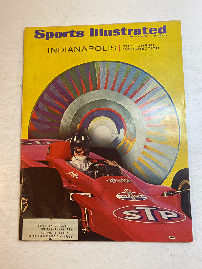 Sports Illustrated May 13 1968 Indianapolis 500 Racing