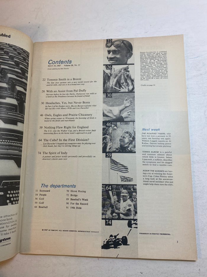 Sports Illustrated May 29. 1967 Indianapolis 500