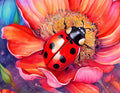 Diamond Painting Spotted in Spring 17" x 13" (42.7cm x 33cm) / Round with 54 Colors including 1 AB and 3 Fairy Dust Diamonds / 18,600