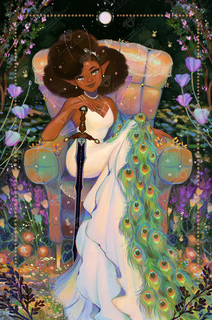 Diamond Painting Spring Fairy 25.6" x 38.6" (65cm x 97.8cm) / Square with 100 Colors including 4 ABs and 1 Special Diamond and 5 Fairy Dust Diamonds / 102,573