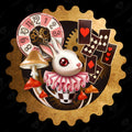 Diamond Painting Steampunk Bunny 22" x 22″ (56cm x 56cm) / Round with 51 Colors including 4 ABs / 39,601
