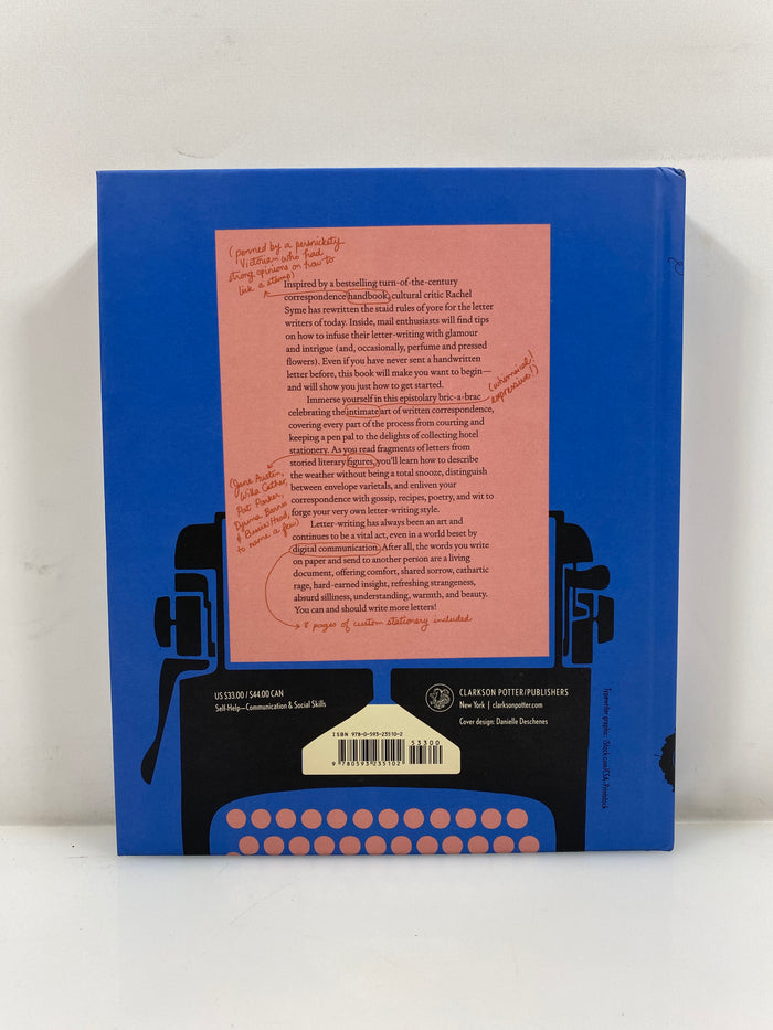Syme's Letter Writer by Rachel Syme Clarkson Potter HC