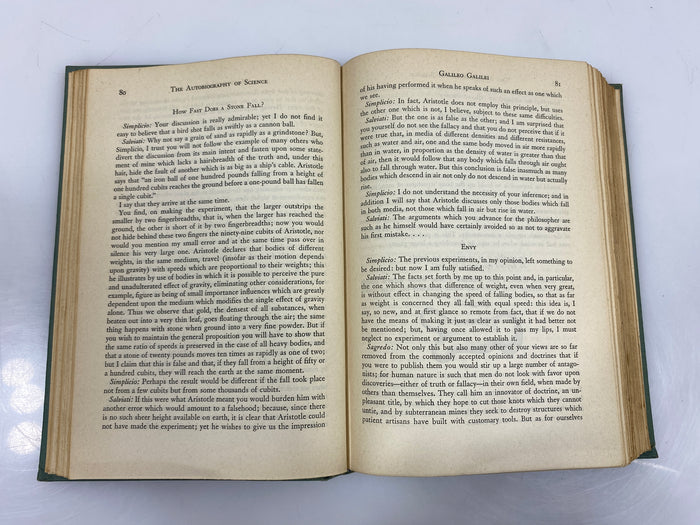 The Autobiography of Science by Moulon/Schifferes 1945 1st ed. HC