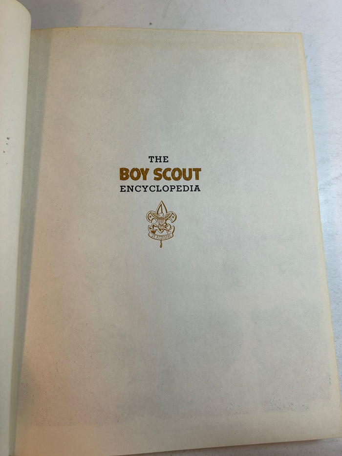The Boy Scout Encyclopedia Bruce Grant Rand McNally 6th Print 1965 HC