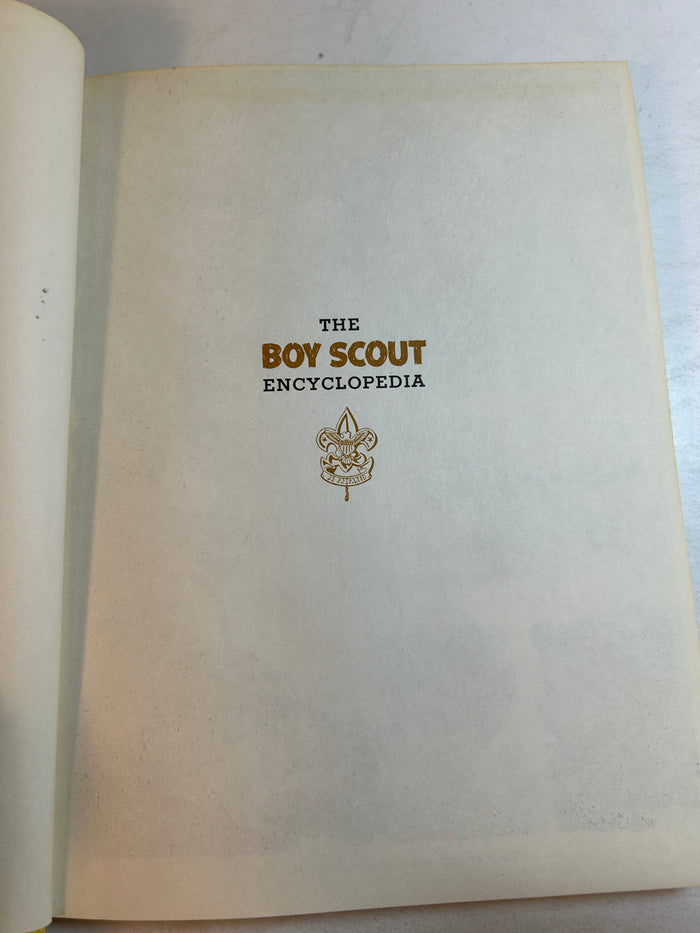 The Boy Scout Encyclopedia Bruce Grant Rand McNally 6th Print 1965 HC