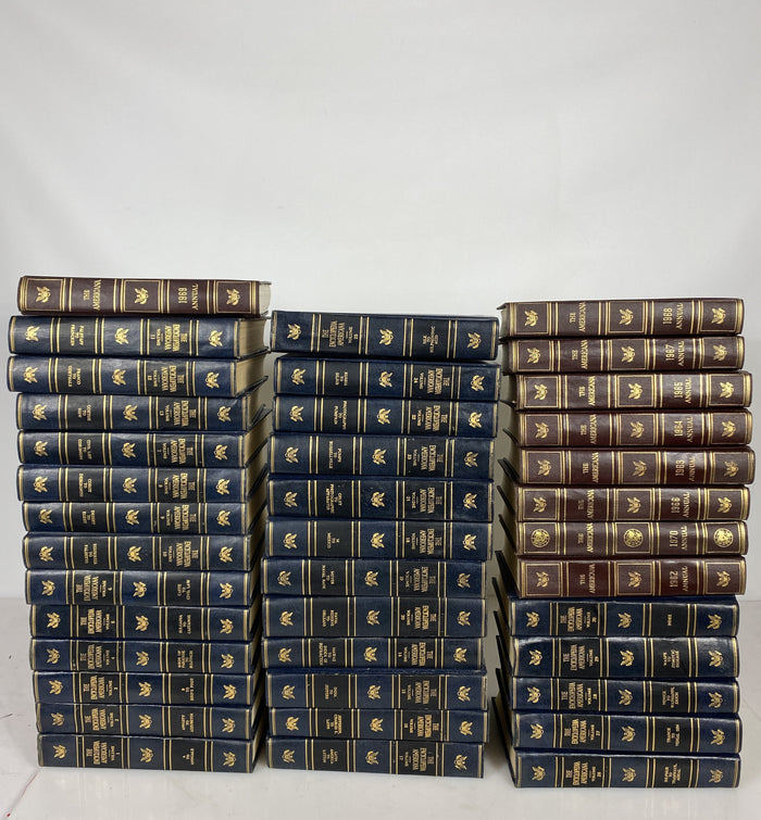 The Encyclopedia Americana 1961 Ed vol 1-30 + 1962-1970 annual HC