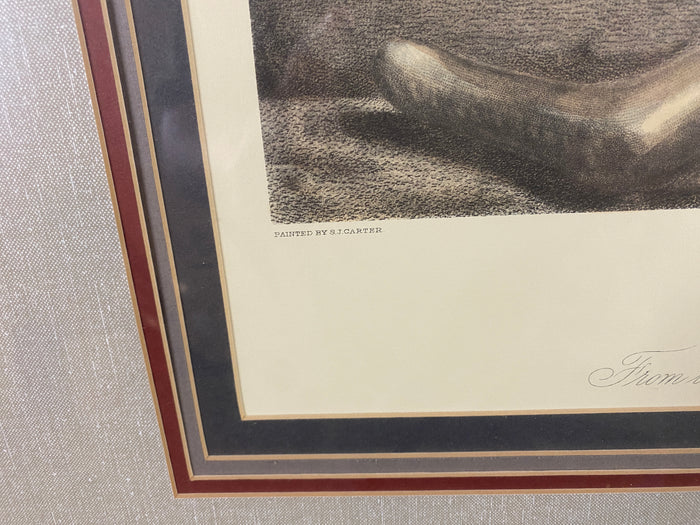 'The First Taste' Framed Print Artwork