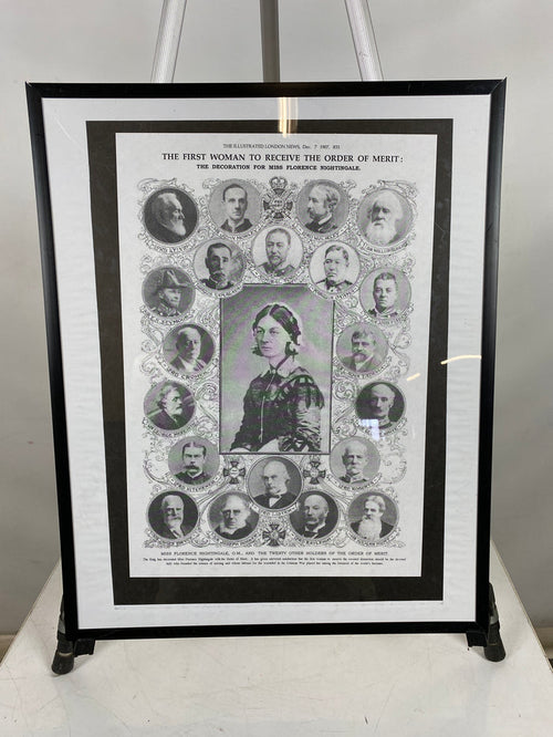 'The First Woman to Receive The Order Of Merit' Excerpt Out of The Illustrated London News
