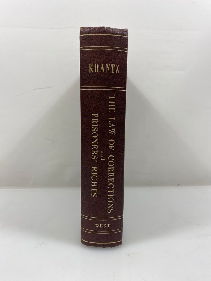 The Law of Corrections and Prisoners' Rights by Krantz 1973 HC