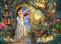 Diamond Painting The Librarian 37.4" x 27.6" (94.8cm x 69.9cm) / Square with 92 Colors including 3 ABs and 3 Fairy Dust Diamonds / 107,061